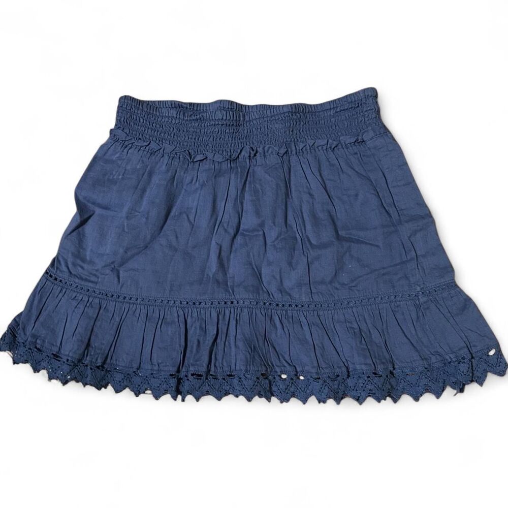 Mudd Navy Mini Skirt